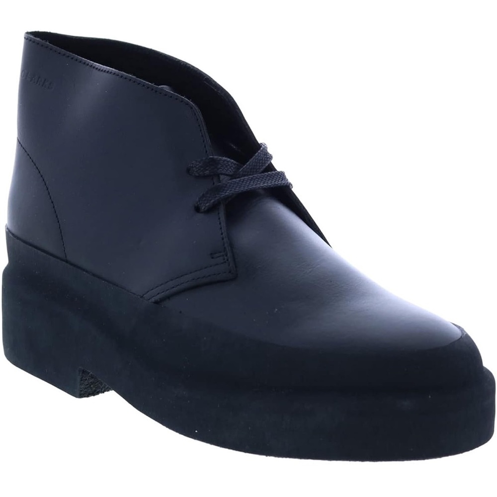 Clarks Womens Desert Galosh Black Boots Size‎ 8 B110